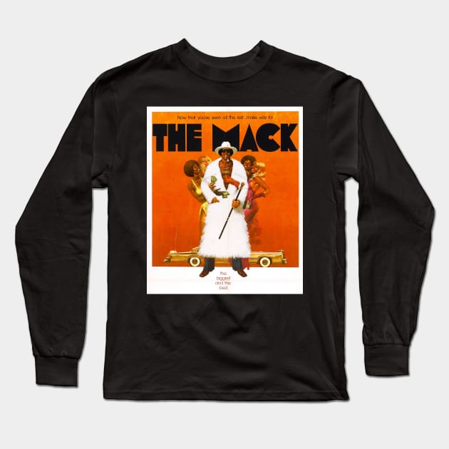 The Mack Boss Poster 1973 Long Sleeve T-Shirt by ANDREANUS